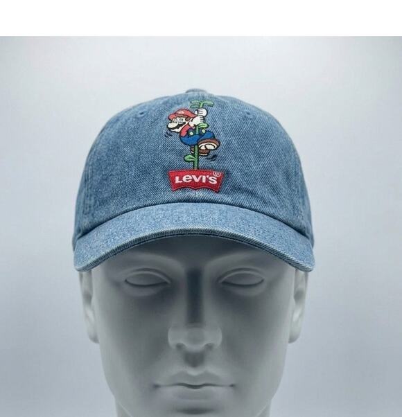 Levi's Other - LEVI’S SUPER MARIO SNAPBACK HAT NINTENDO CLASSIC BLUE SNAPBACK MARIO KART Hat